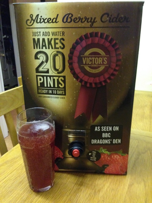 Victor's Drinks mixed berries cider