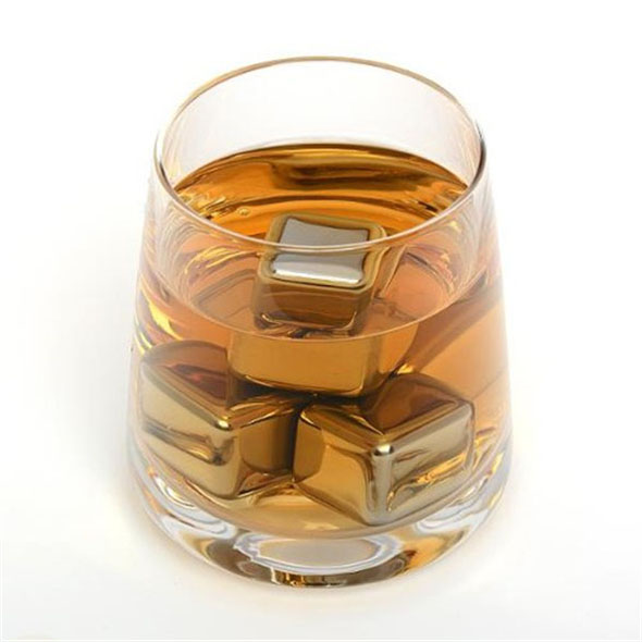 stainless steel ice cubes