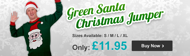 Green Santa Jumper