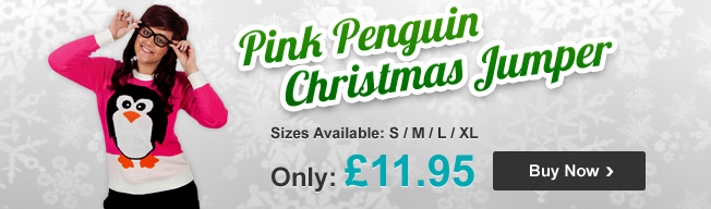 Pink Penguin Jumper