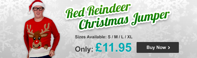 Red Reindeer Jumper