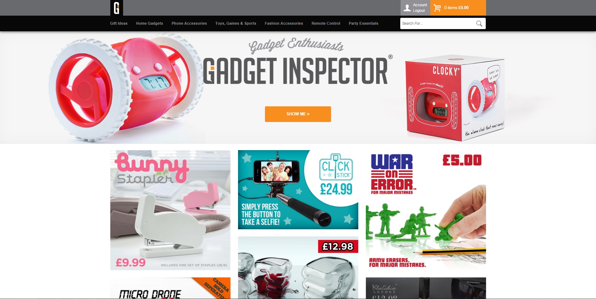 New Gadget Inspector site