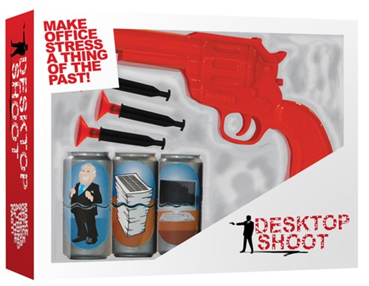 Desktop shooting game