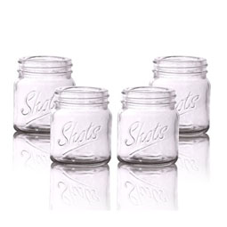 Mason Jar Shot Glass - Set of 4