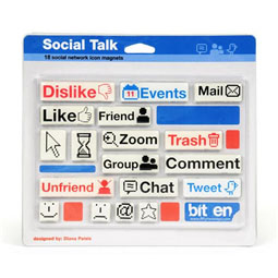 Social Media Fridge Magnets