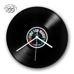 Retro Record Clock: Time For Music