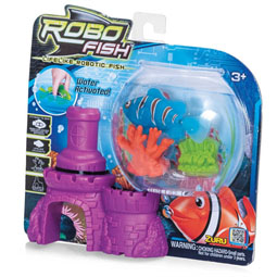 Robo Fish With Castle And Coral