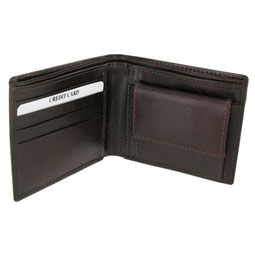 Fashionable Leather Brown Wallet