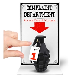 Complaint Department Grenade Ornament