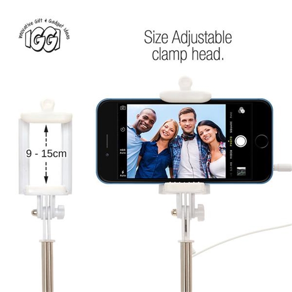 IGGI Pocket Selfie Stick with Cable