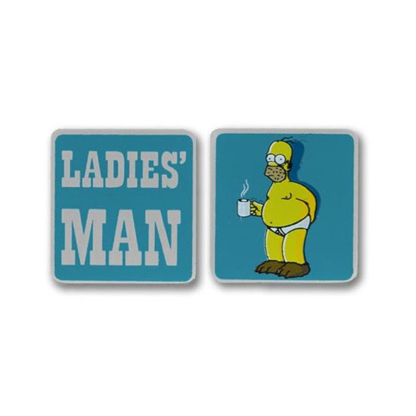 Homer Simpson Cufflinks: Ladies' Man