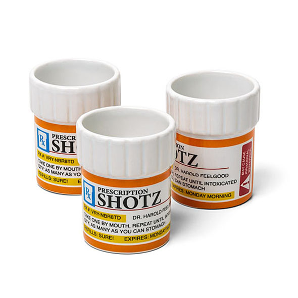 Prescription Shot Glass Set - 3 Pack