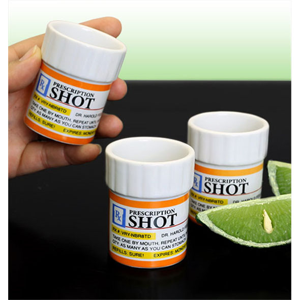 Prescription Shot Glass The Novelty Shot Glass T Set