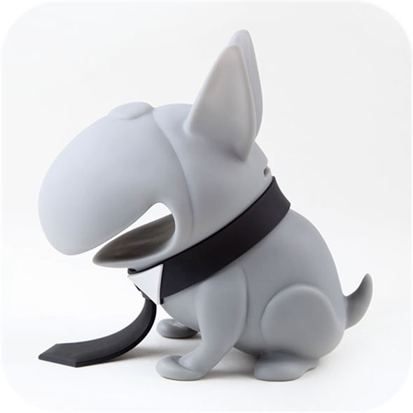 Bulldog Piggy Bank: Black Tie