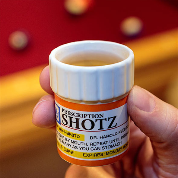 Prescription Shot Glass Set - 3 Pack