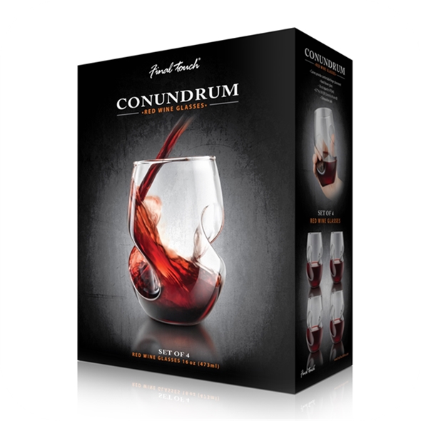 Conundrum Red Wine Glasses (Set of 4)