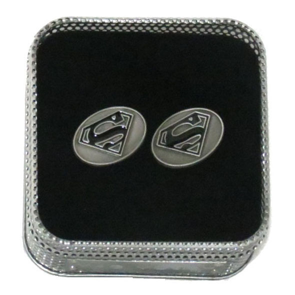 Superman Enamel Cufflinks