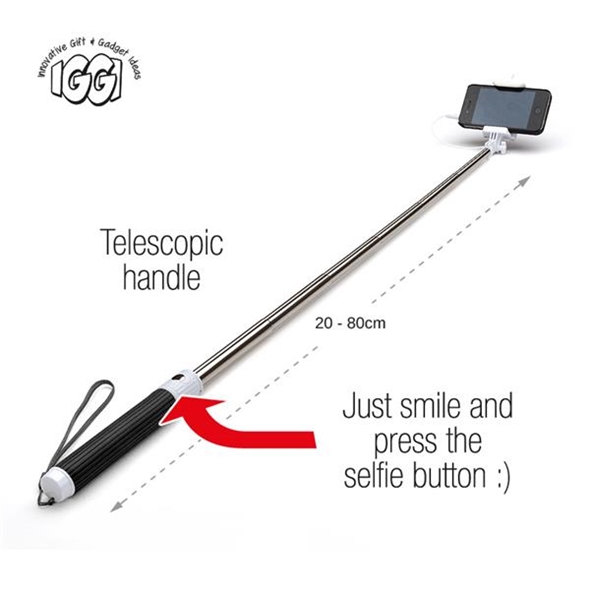 IGGI Pocket Selfie Stick with Cable