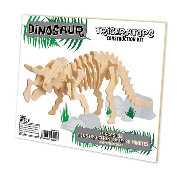 Build Your Own Wooden Triceratops 