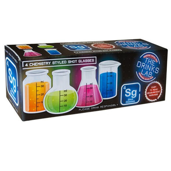 Chemistry Shot Glasses (Set of 4)