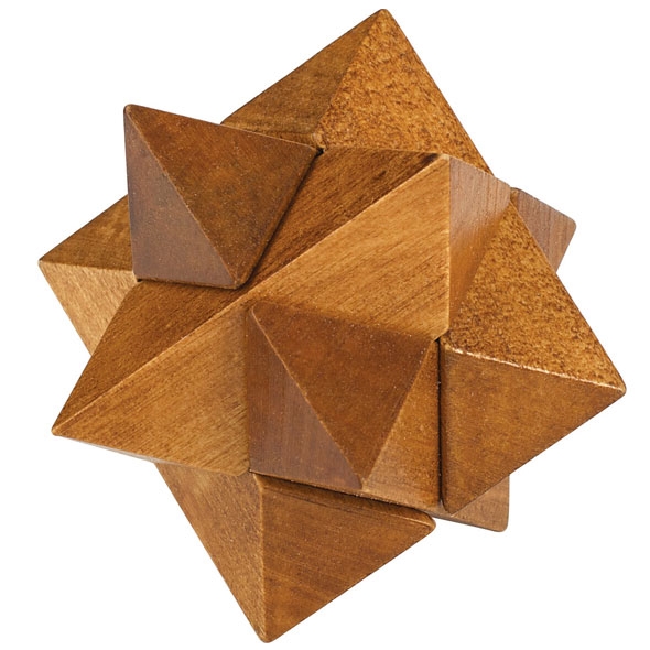 Chunky Wooden Puzzle - Star