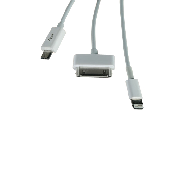 USB Charging Cable For iPad 1-4, iPhone 4, 4s, 5 & 5s and Samsung Galaxy