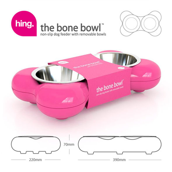 Bone-Shaped Dog Bowl (Small)