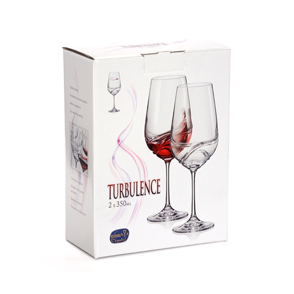 Turbulence Wine Glasses (350ml, 2 Pack)
