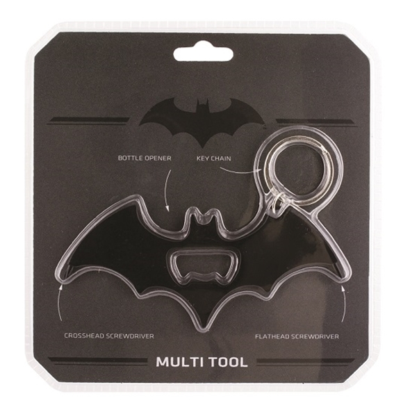  Batman Multi Tool: Keychain, Bottle Opener & Screwdrivers