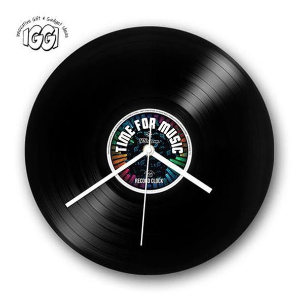 Retro Record Clock: Time For Music