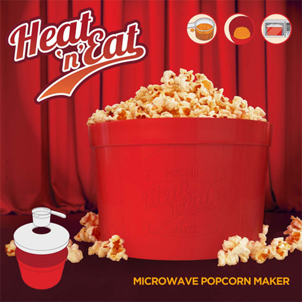 Heat 'n' Eat Popcorn Maker