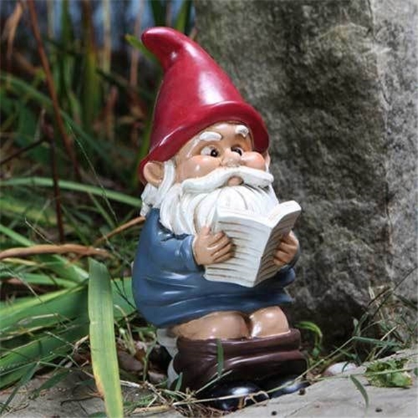 Gnome on a Throne