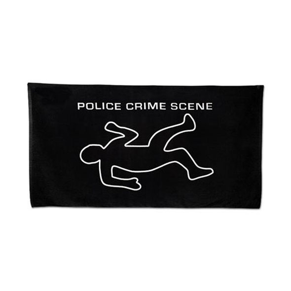 Police Crime Scene Beach Towel