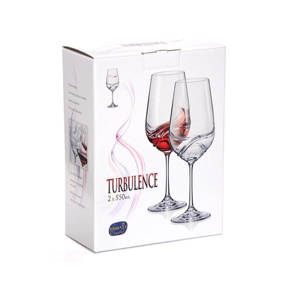 Turbulence Wine Glasses (550ml, 2 Pack)