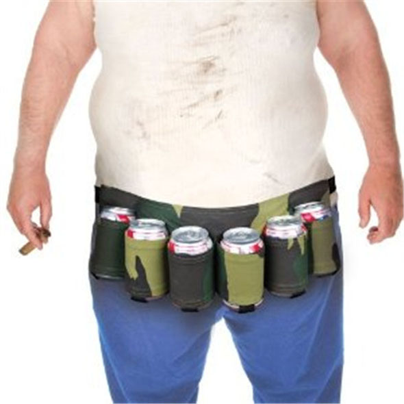 Camo Beer Belt - Six Pack Holder