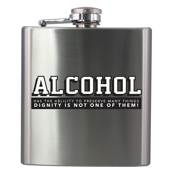 'Alcohol' Novelty Hip Flask