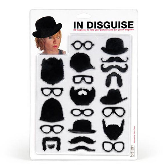 moustache magnet set