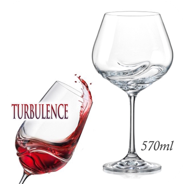 Turbulence Wine Glasses (570ml, 2 Pack)