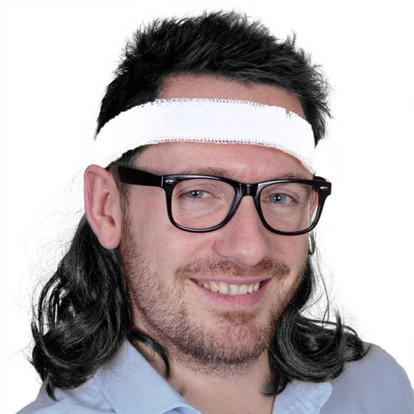 Instant Mullet Headband