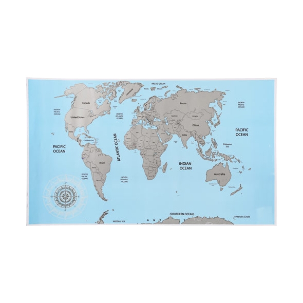 World Scratch Map