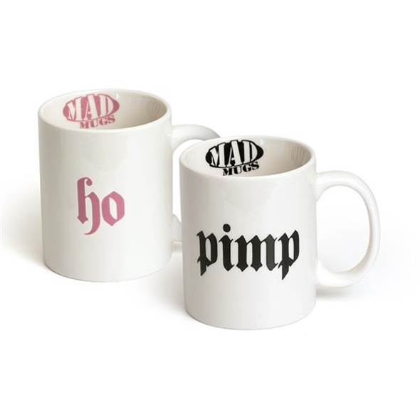 Pimp and Ho Mug Set